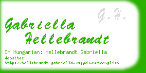 gabriella hellebrandt business card